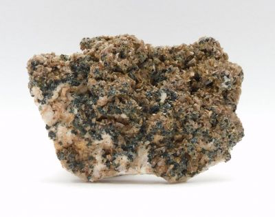 Axinit-(Fe), klinochlor, křemen - Sayán, Peru
